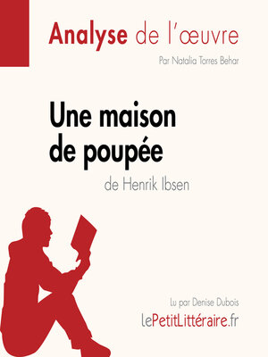 cover image of Une maison de poupée de Henrik Ibsen (Analyse de l'oeuvre)